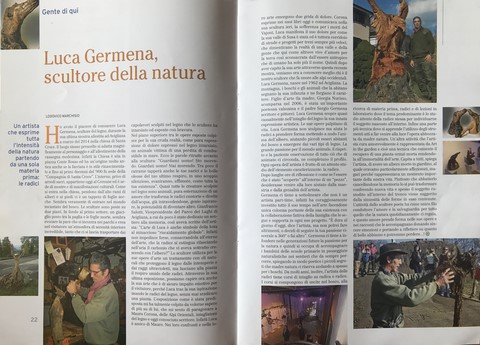 Luca Germena, scultore della natura